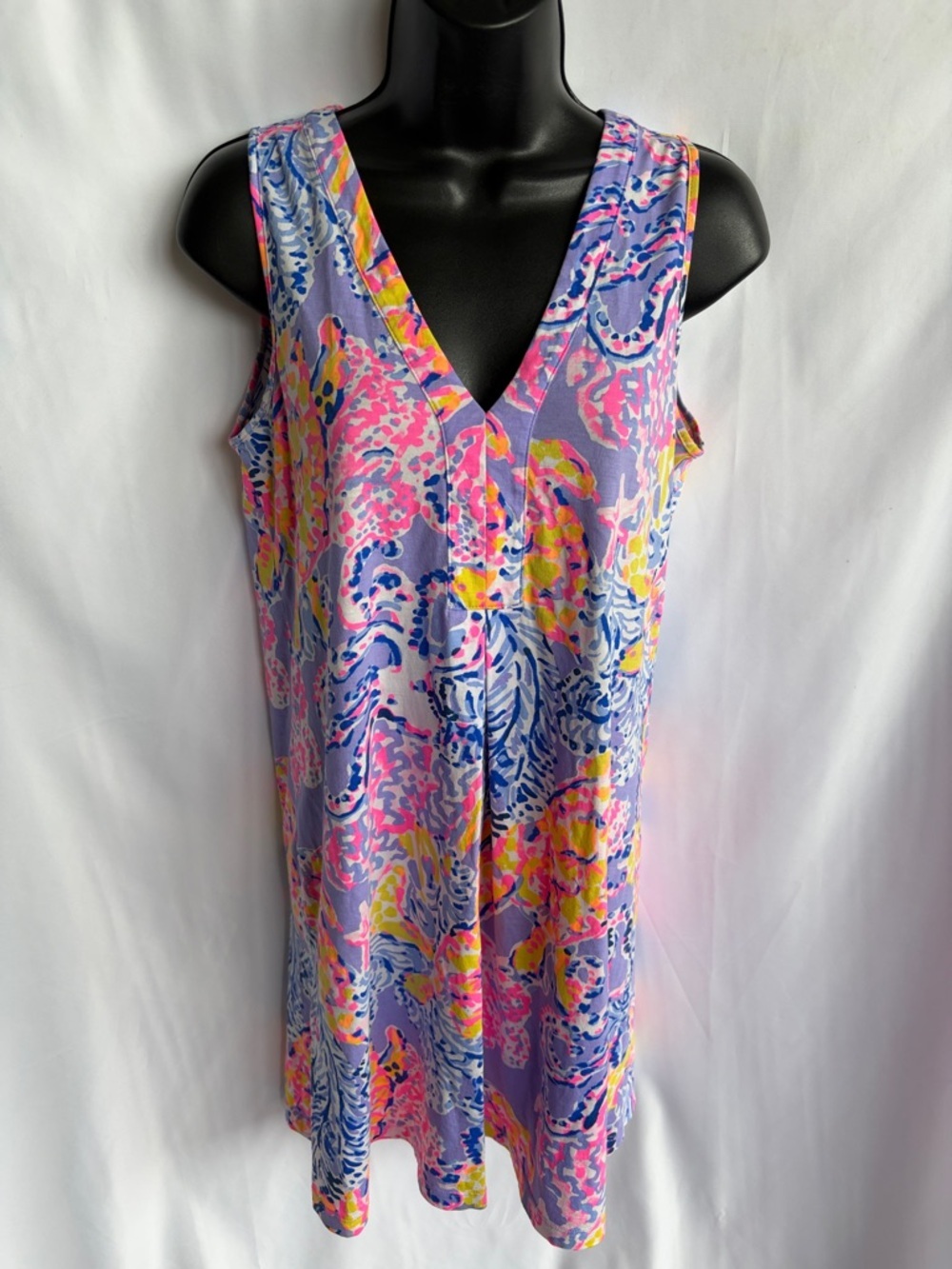 Lilly Pulitzer Amina dress, Sz S,  18” PTP, 32” L